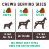 Natural Dog Allergy Chews with Omega Probiotics Apple Cider Vinegar Dog Allergy Relief Supplement Helps with Hot Spots Itchy Skin Seasonal and Food Do