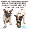 Eye Vitamins for Dogs Dog Vision Supplement for Tear Stains Dog Eye Care Immune Support Vitamin С Carrot Fish Oil Lutein 180 Soft Chews with Duck Flav